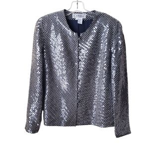 Vintage Carlisle Sequins Silk Jacket Blazer